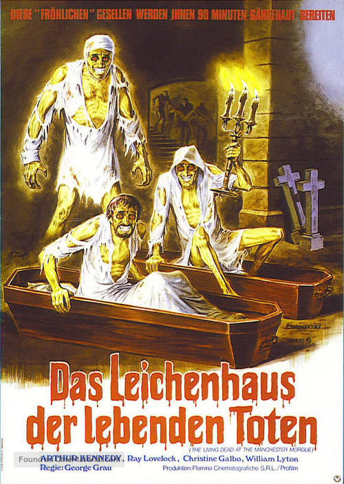 Let Sleeping Corpses Lie - German Movie Poster