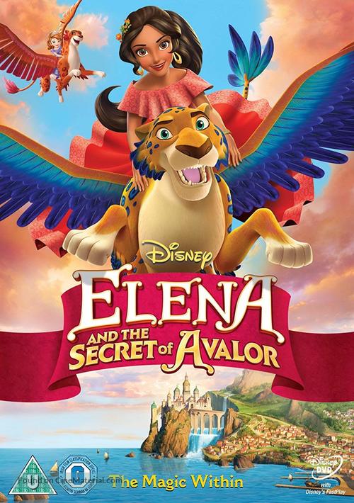 &quot;Elena of Avalor&quot; Elena and the Secret of Avalor - British Movie Cover
