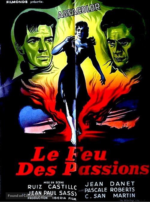 Pasi&oacute;n en el mar - French Movie Poster