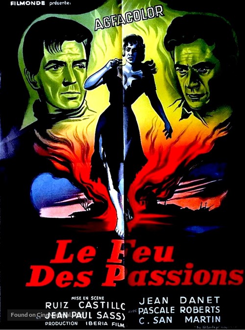 Pasi&oacute;n en el mar - French Movie Poster