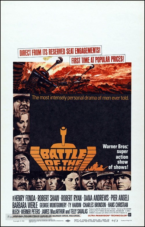 Battle of the Bulge - Movie Poster