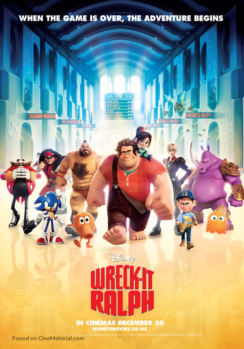 Wreck-It Ralph - New Zealand Movie Poster