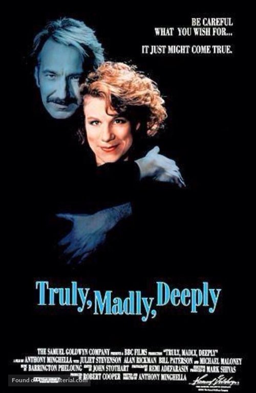Truly Madly Deeply - Movie Poster