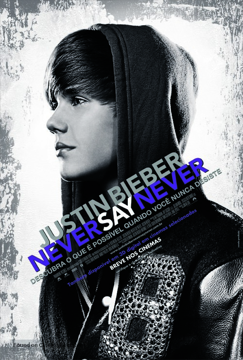 Justin Bieber: Never Say Never - Brazilian Movie Poster