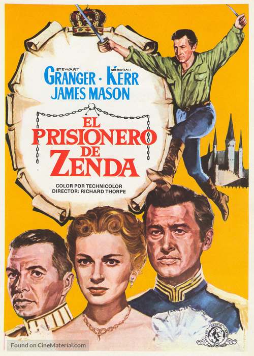 The Prisoner of Zenda - Spanish Movie Poster