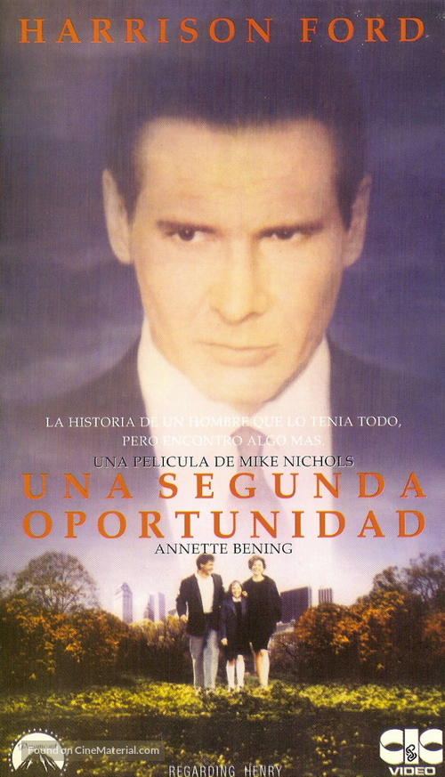 Regarding Henry - Argentinian VHS movie cover