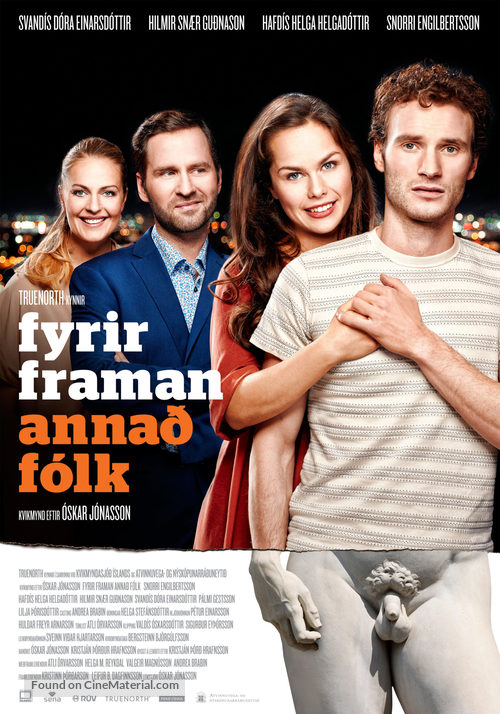 Fyrir framan anna&eth; f&oacute;lk - Icelandic Movie Poster