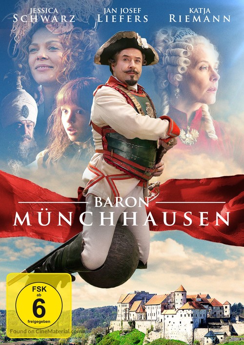 Baron M&uuml;nchhausen - German DVD movie cover