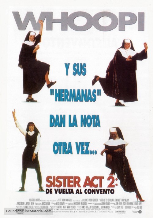 Sister Act 2: Back in the Habit - Spanish Movie Poster