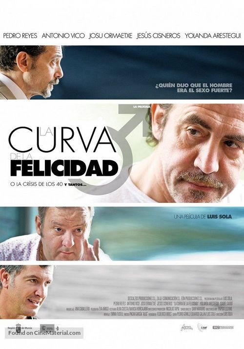 La curva de la felicidad - Spanish Movie Poster