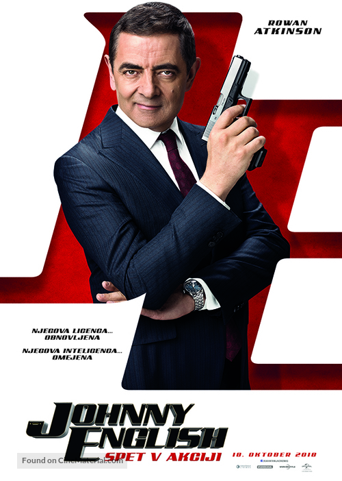 Johnny English Strikes Again - Slovenian Movie Poster