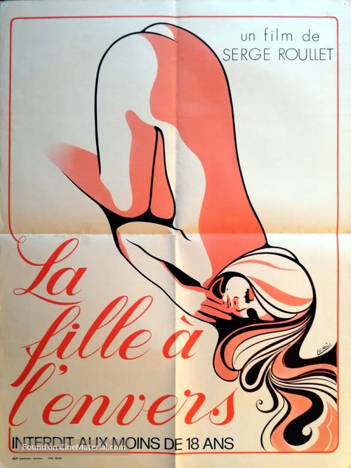 La fille &agrave; l&#039;envers - French Movie Poster