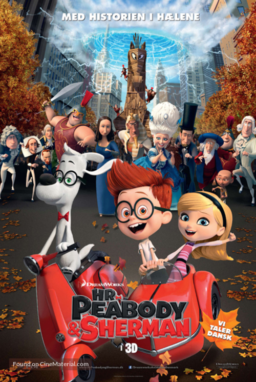 Mr. Peabody &amp; Sherman - Danish Movie Poster