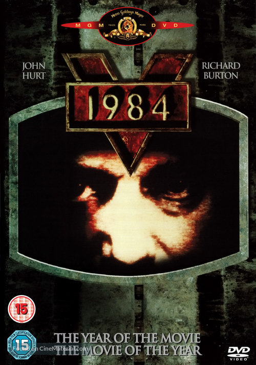 Nineteen Eighty-Four - British DVD movie cover