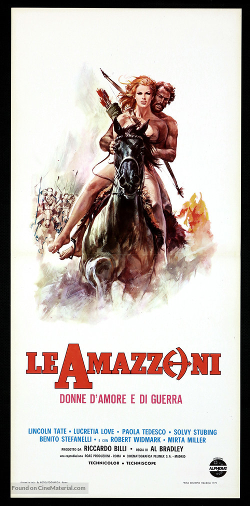 Le amazzoni - donne d&#039;amore e di guerra - Italian Movie Poster