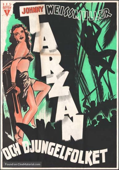Tarzan Triumphs - Swedish Movie Poster