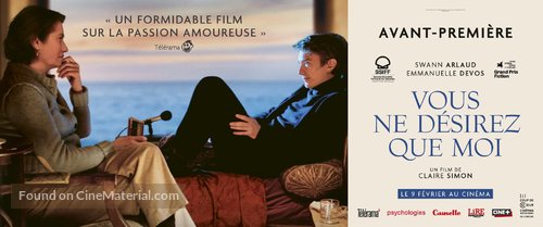 Vous ne d&eacute;sirez que moi - French poster