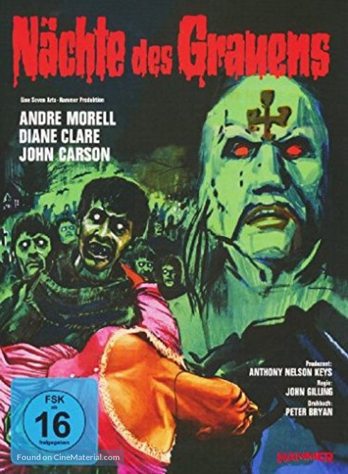 The Plague of the Zombies - German Movie Cover