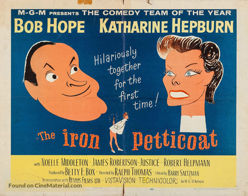 The Iron Petticoat - Movie Poster