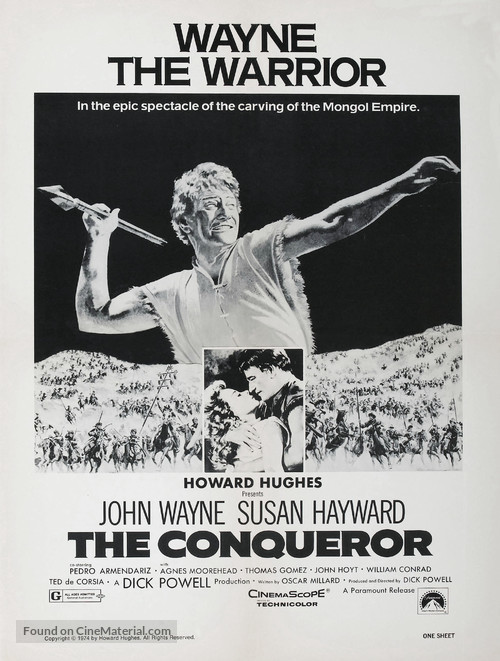 The Conqueror - poster