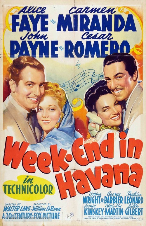 Week-End in Havana - Movie Poster