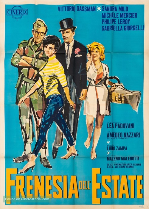Frenesia dell&#039;estate - Italian Movie Poster