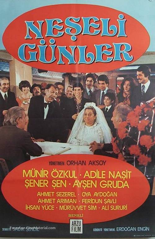 Neseli g&uuml;nler - Turkish Movie Poster