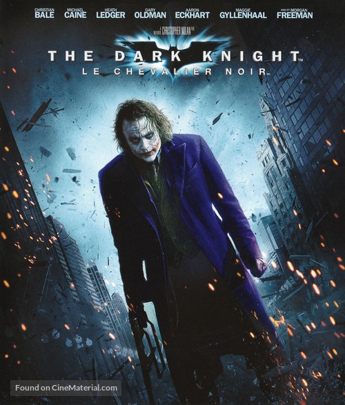 The Dark Knight - Canadian Blu-Ray movie cover