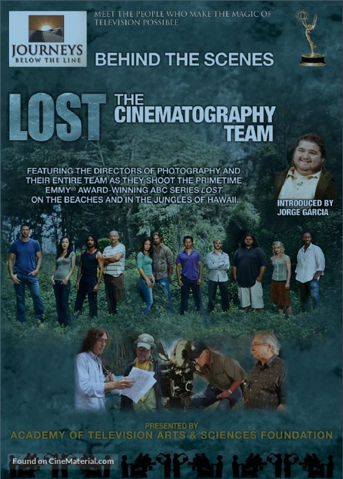Journeys Below the Line: Lost - The Cinematography Team - DVD movie cover