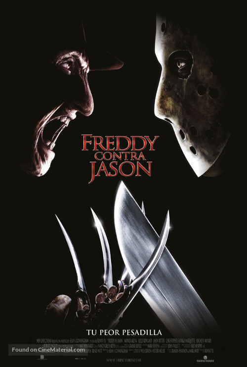 Freddy vs. Jason - Spanish Movie Poster