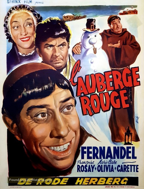 Auberge rouge, L&#039; - Belgian Movie Poster