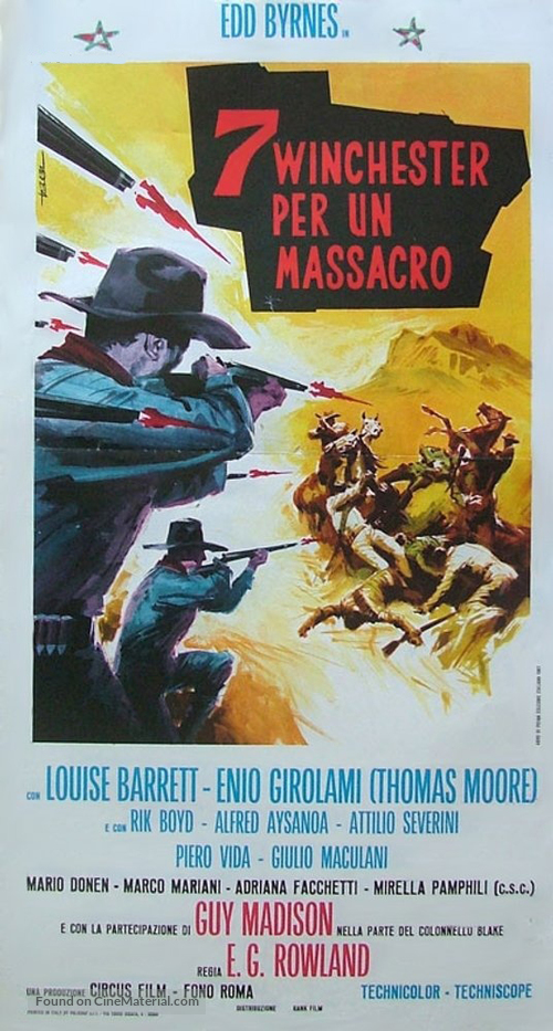 Sette winchester per un massacro - Italian Movie Poster