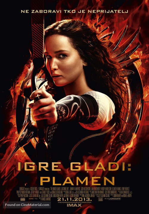 The Hunger Games: Catching Fire - Croatian Movie Poster