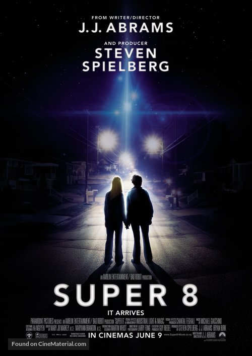 Super 8 - New Zealand Movie Poster