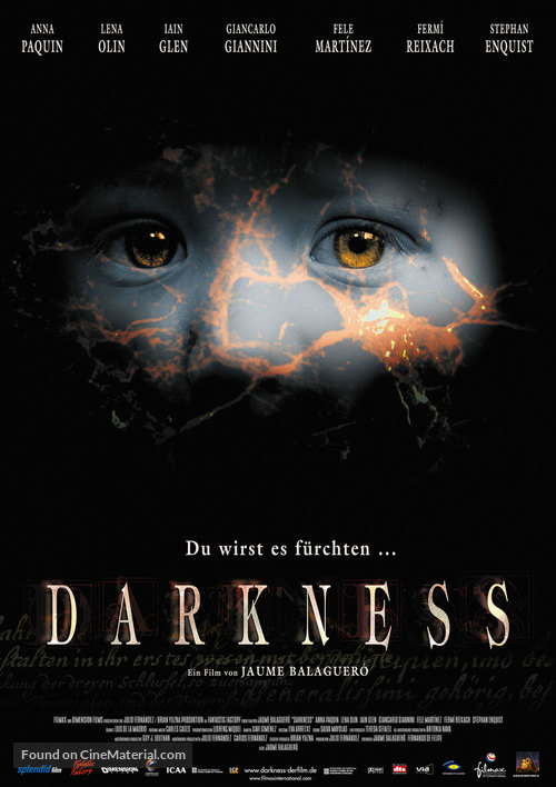 Darkness - German Movie Poster