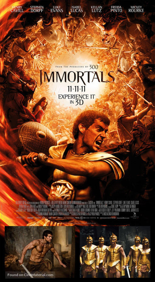 Immortals - Swedish Movie Poster