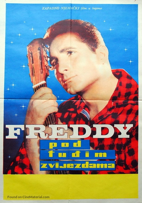 Freddy unter fremden Sternen - Yugoslav poster