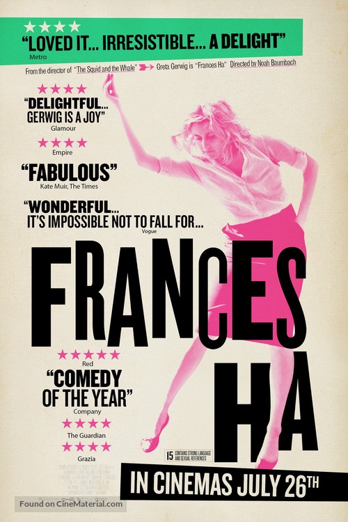 Frances Ha - British Movie Poster