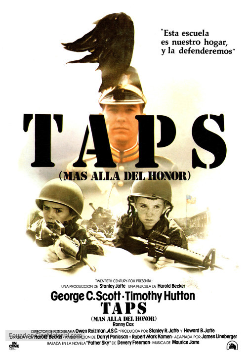 Taps - Spanish Movie Poster