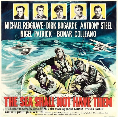 The Sea Shall Not Have Them - British Movie Poster