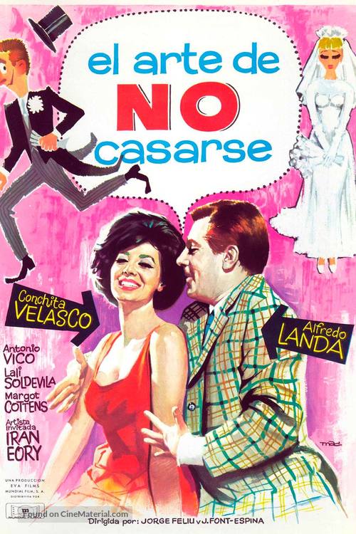 El arte de no casarse - Spanish Movie Poster
