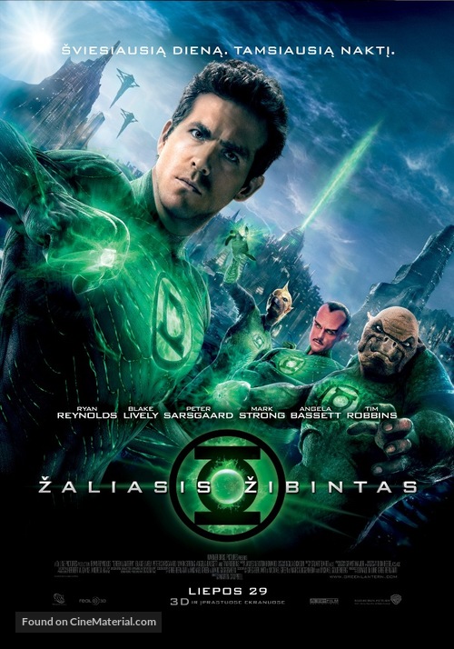 Green Lantern - Lithuanian Movie Poster