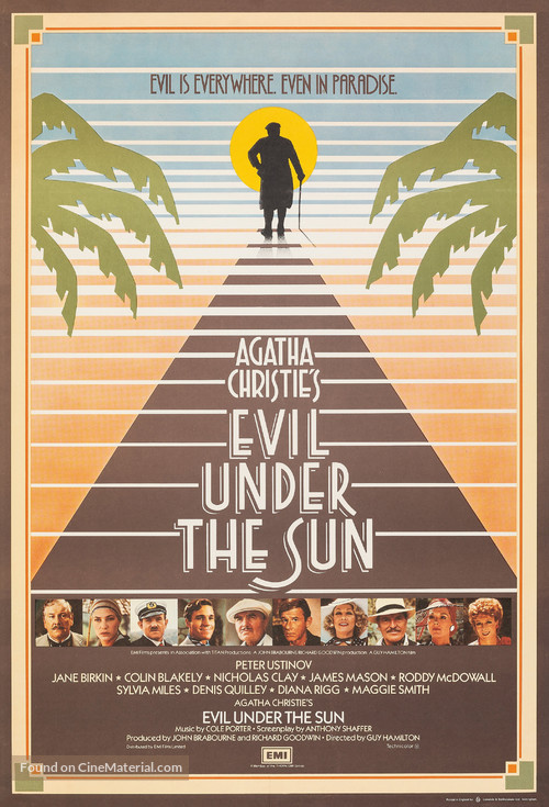 Evil Under the Sun - British Movie Poster