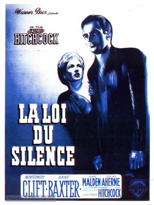 I Confess - French Movie Poster