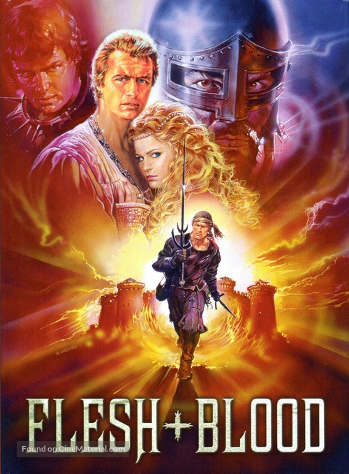Flesh And Blood - German Blu-Ray movie cover