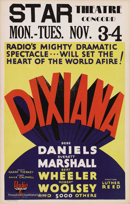 Dixiana - Movie Poster