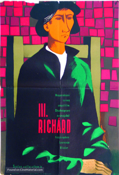 Richard III - Hungarian Movie Poster