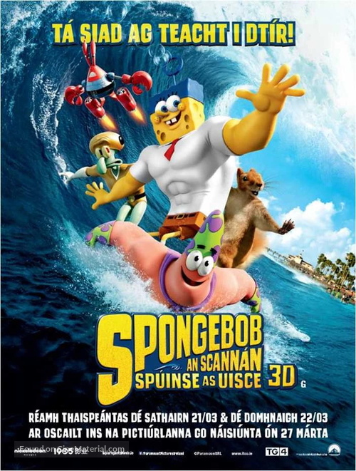 The SpongeBob Movie: Sponge Out of Water - Irish Movie Poster