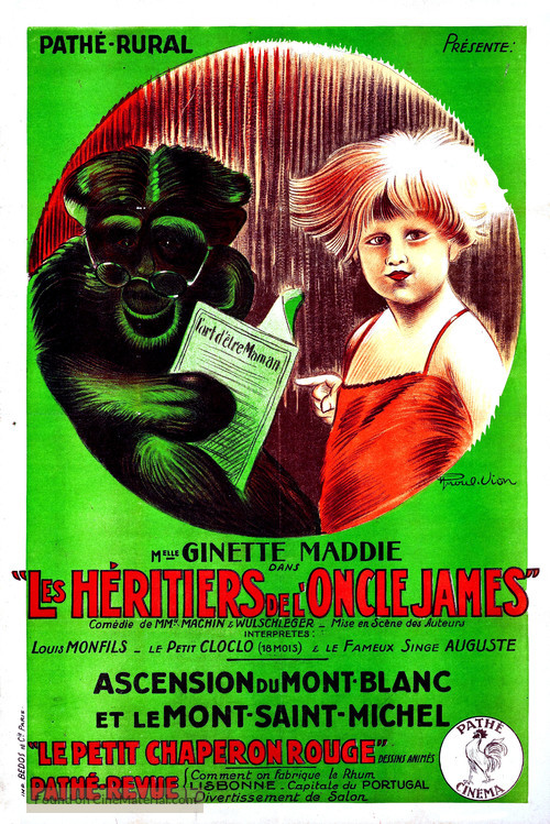 Les h&eacute;ritiers de l&#039;oncle James - French Movie Poster