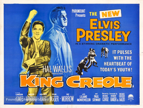 King Creole - British Movie Poster